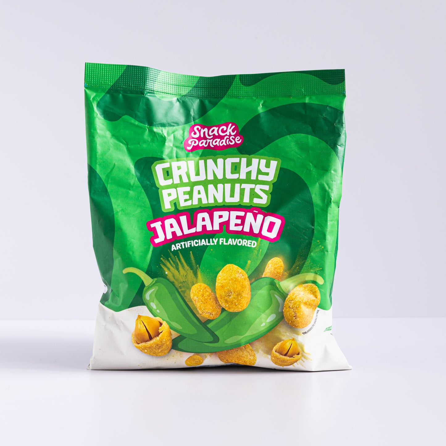 Jalapeño Peanuts by Snack Paradise 170g - 1 Unit