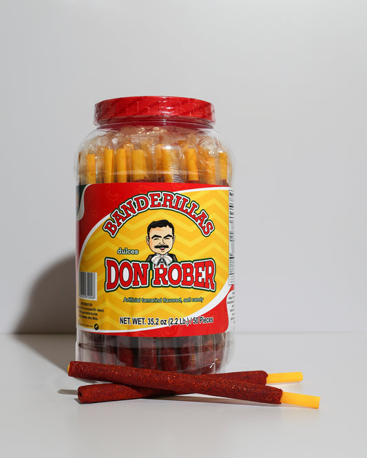 “Don Rober Banderukas Tamarindo – Bag (20 Pieces) or Jar (50 Pieces)”