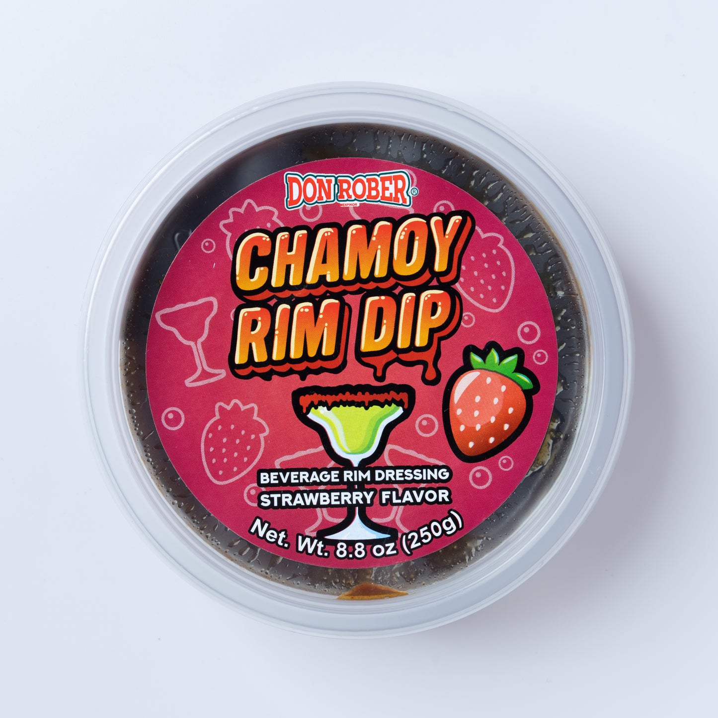 Don Rober Chamoy Rim Dip Escarchado | Strawberry